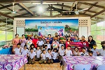 โครงการครอบครัวสุขสันต์ ใส่หมวกกันน็อคกันทุกคนโรงเรียนบ้านตั