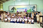 โครงการครอบครัวสุขสันต์ ใส่หมวกกันน็อคกันทุกคนโรงเรียนบ้านนา