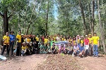 โครงการปลูกต้นหญ้าแฝกอนุรักษ์ทรัพยากรธรรมชาติ กิจกรรมปลูกต้น